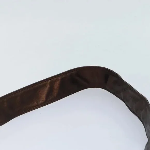 CHANEL Shoulder Bag Leather Bronze Gold CC Auth 93241 - Picture 8 of 15